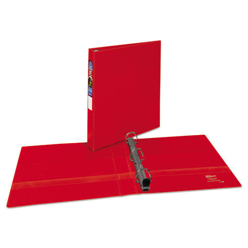 Heavy-Duty Binder With One Touch Ezd Rings, 11 X 8 1/2, 1" Capacity, Red