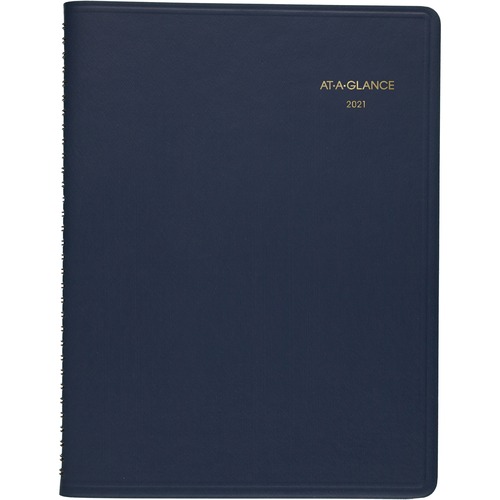 WEEKLY APPOINTMENT BOOK, 8 1/4 X 10 7/8, NAVY, 2019