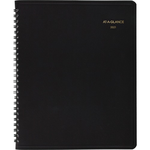 24-HOUR DAILY APPOINTMENT BOOK, 6 7/8 X 8 3/4, WHITE, 2019