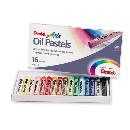Oil Pastels,16/ST, Assorted