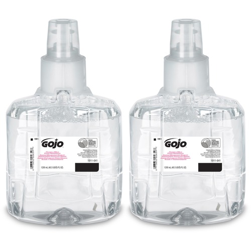 Clear & Mild Foam Handwash Refill, Fragrance-Free, 1200ml Refill, 2/carton