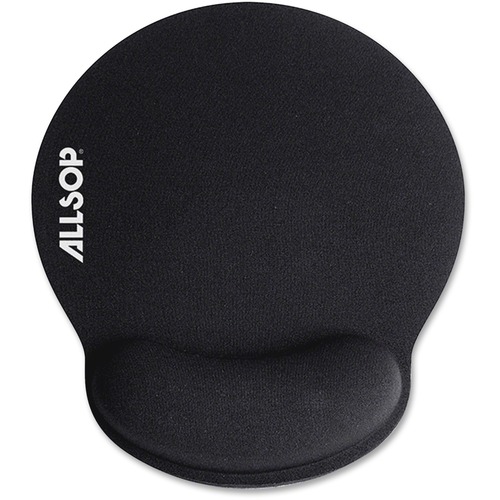 Mouse Pad, w/ Wrist Rest, Memory Foam, Black