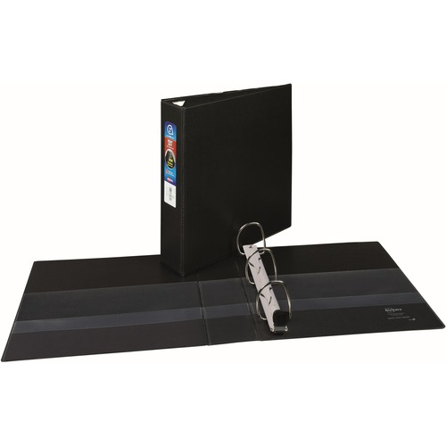 Heavy-Duty Binder With One Touch Ezd Rings, 11 X 8 1/2, 2" Capacity, Black