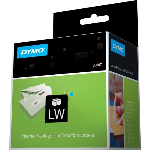 Dymo  Internet Postage Labels,Confirmtn, 2-5/16"X10", 100/RL, WE