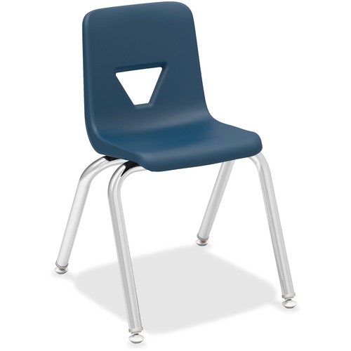 Student Chairs, Stacking, 14-3/4"x16-1/2"x23-5/8", 4/CT, NY