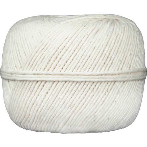 White Cotton 10-Ply (medium) String In Ball, 475 Feet