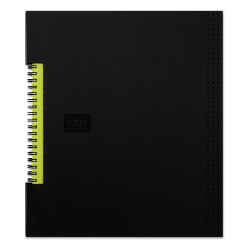 Idea Collective Professional Wirebound Hardcover Notebook, 11 X 8 1/2, Black