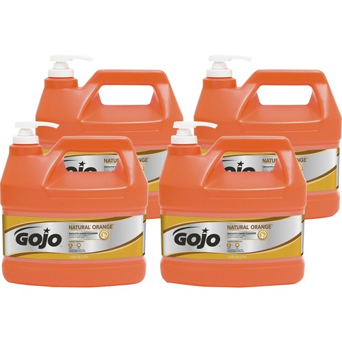 Gojo  Hand Cleaner, Natural Citrus, 1 Gallon, 4/CT, Orange