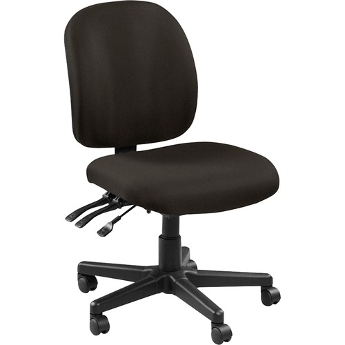 Mid-back Task Chair, 20"x18"x43", Pepper