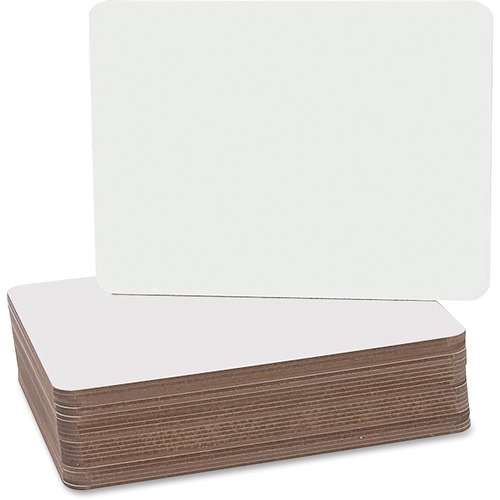 Dry Erase Board, 9-1/2"x12", 24/PK, White