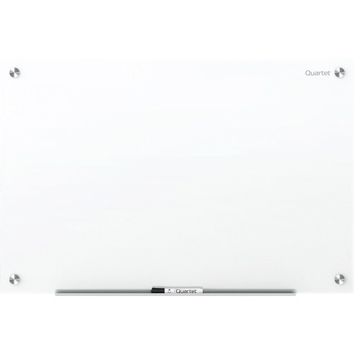 BRILLIANCE GLASS DRY-ERASE BOARDS, 48 X 36, WHITE SURFACE