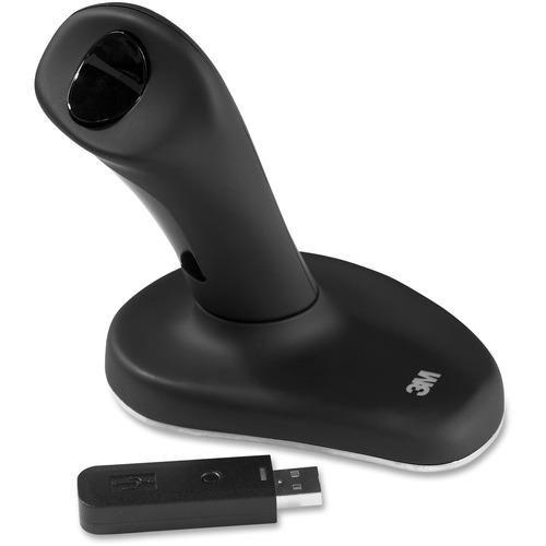 Ergonomic Wireless Mouse, Large, 4-1/2"x4-1/2"x3-1/2", Black