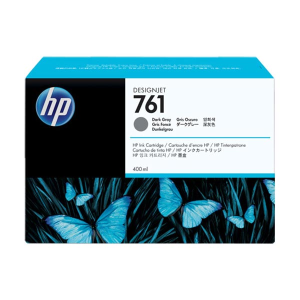 Hewlett-Packard  HP 761 Ink Cartridge, 400ml, Dark Gray