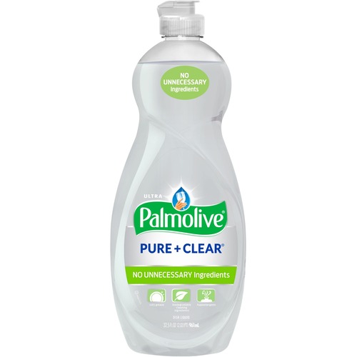 Colgate-Palmolive Company  Dishwashing Detergent, f/Manual, Liquid, 32.5 oz, Clear