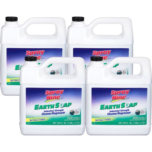 ITW Permatex Inc  Earth Soap Cleaner, Degreaser, Bio-Based, 1 Gallon, 4/CT, CL