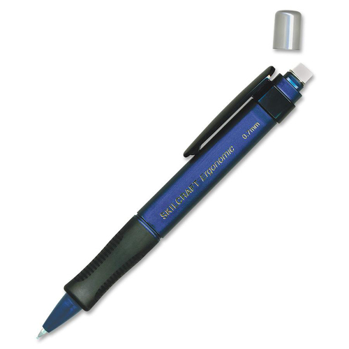 7520014512270, ERGONOMIC MECHANICAL PENCIL, 0.7 MM, BLUE, 6/BOX