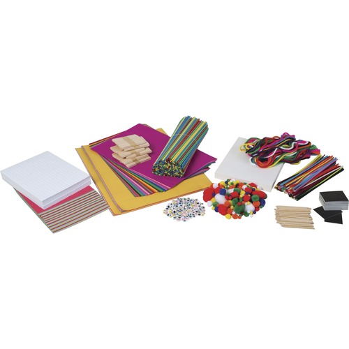 Arts and Crafts Kit, Beginner, 14"Wx4"Lx24"H, Assorted