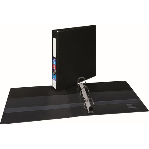 Heavy-Duty Binder With One Touch Ezd Rings, 11 X 8 1/2, 1 1/2" Capacity, Black