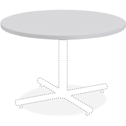 Round Table Top, 42", Light Gray