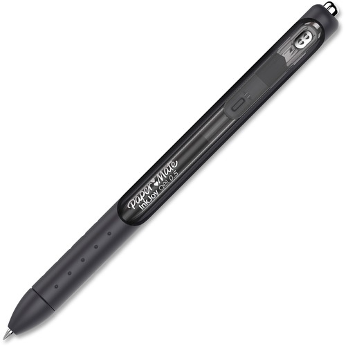 Inkjoy Gel Retractable Pen, 0.5mm, Black Ink, Dozen