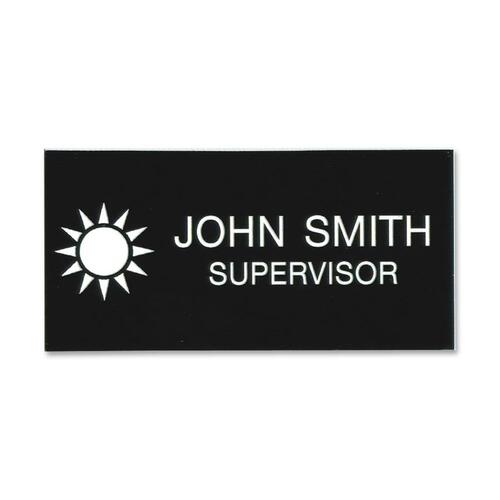 Standard Logo Name Badge, 3 Lines Of Copy, 1-1/2"x3"