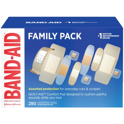 Sheer/wet Adhesive Bandages, Assorted Sizes, 280/box