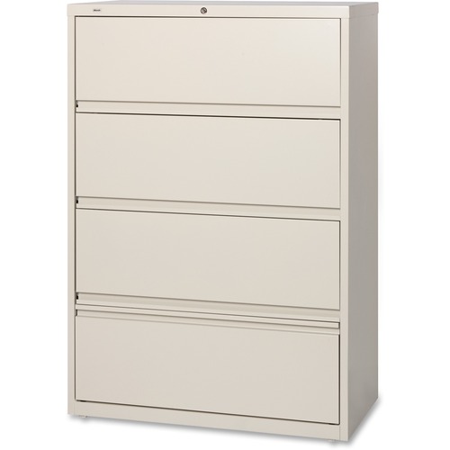 Lateral File, RCD, 4-Drawer, 36"x18-5/8"x52-1/2", Putty
