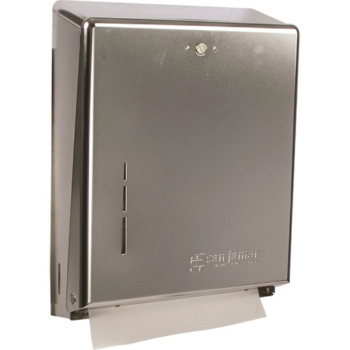 C-Fold/multifold Towel Dispenser, Chrome, 11 3/8 X 4 X 14 3/4