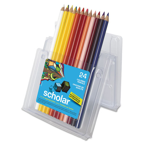 Scholar Colored Pencil Set, 2b. 24 Assorted Colors/set