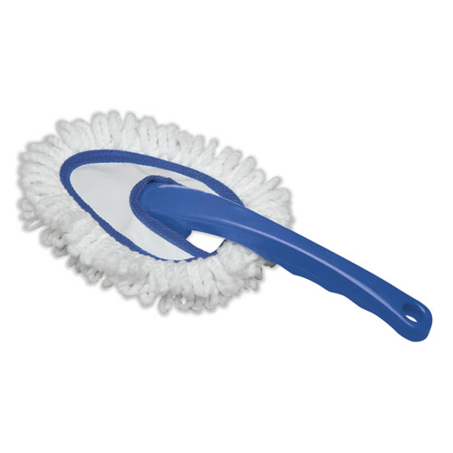 7920015868009, SKILCRAFT, MINI MICROFIBER DUSTER, 5" X 7", BLUE HANDLE