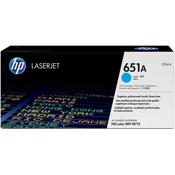 Hewlett-Packard  Toner Cartridge, 16,000 Page Yield, Cyan