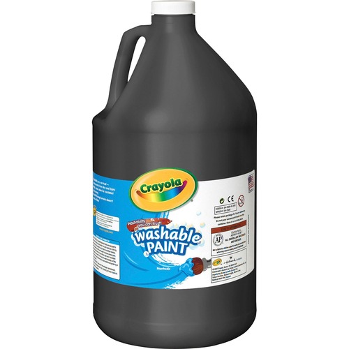 Washable Paint, Black, 1 Gal