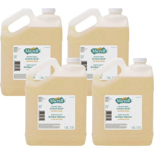 Antibacterial Lotion Soap, Light Scent, 1gal Bottle, 4/carton
