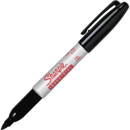 Industrial Permanent Markers - Office Pack, Black, 36 Per Pack