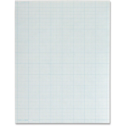 Cross Section Pads, 8 Squares, 8 1/2 X 11, White, 50 Sheets
