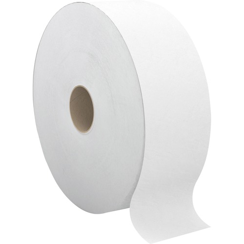 Select Jumbo Roll Tissue, 2-Ply, White, 3 1/2" X 1900 Ft, 6 Rolls/carton