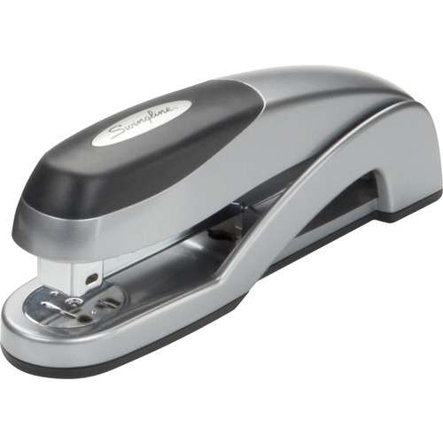 OPTIMA FULL STRIP DESK STAPLER, 25-SHEET CAPACITY, SILVER