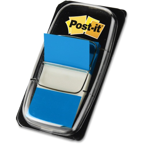 Marking Page Flags In Dispensers, Blue, 12 50-Flag Dispensers/pack