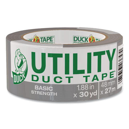 Basic Strength Duct Tape, 5.5mil, 1.88" X 30yd, 3" Core, Silver