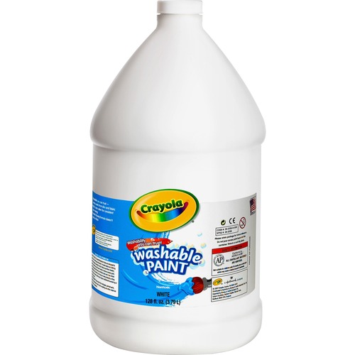 Washable Paint, White, 1 Gal