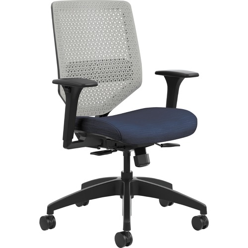 Solve Series Reactiv Back Task Chair, Midnight/platinum
