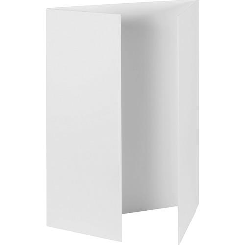Tri-Fold Presentation Boards, 48"x36", 12/CT, Matte White