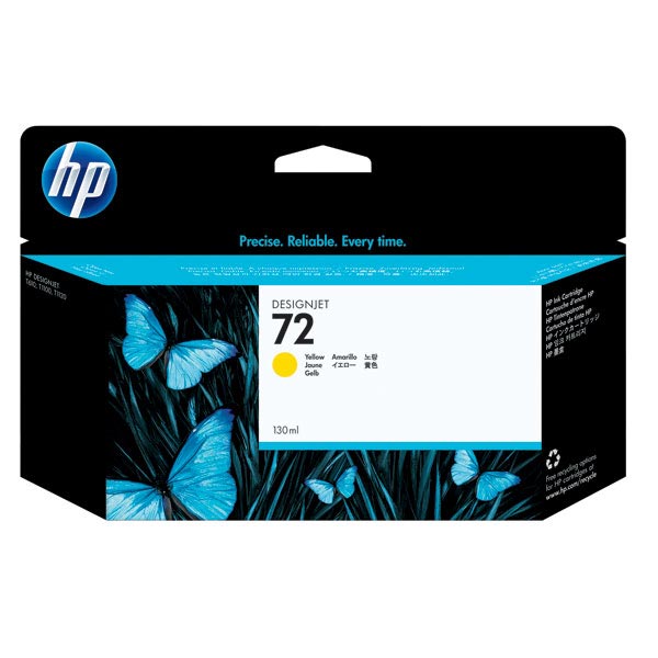 Hewlett-Packard  HP 72 Ink Cartridge, 130ml, Yellow