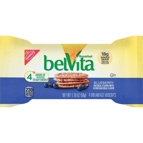 Breakfast Biscuits, Blueberry, 1.76 oz., 8/BX, Multi