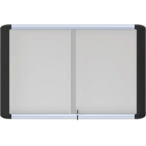 Dry-Erase Board, Enclosed, Magnetic, 4'x6', White