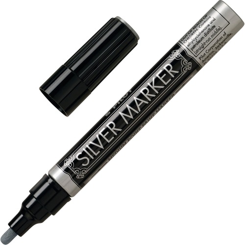 Creative Art & Crafts Marker, 4.5mm Brush Tip, Permanent, Silver