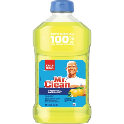 Procter & Gamble Commercial  Cleaner, Antibacterial, Summer Citrus, 28 oz, 6/CT, Yellow