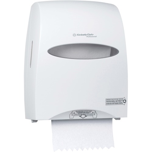 Sanitouch Hard Roll Towel Dispenser, 12 63/100w X 10 1/5d X 16 13/100h, White