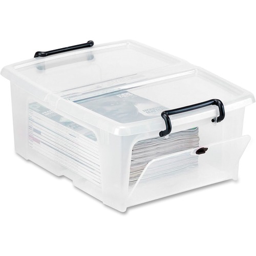 CEP Strata Front Opening Box, 20L, Clear