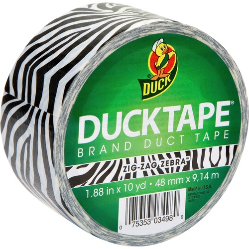 Duck Tape, 1.88"x10 yards, Zebra